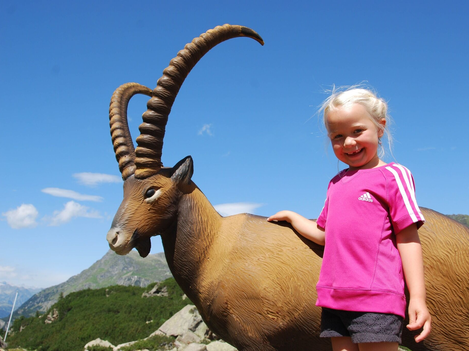 pia mit Steinbock bearbeitet.jpg | © Bergbahnen Silvretta Galtür