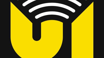 A modern logo of Radio U1 Tirol. It features a stylized "U1" in yellow and white on a black background.